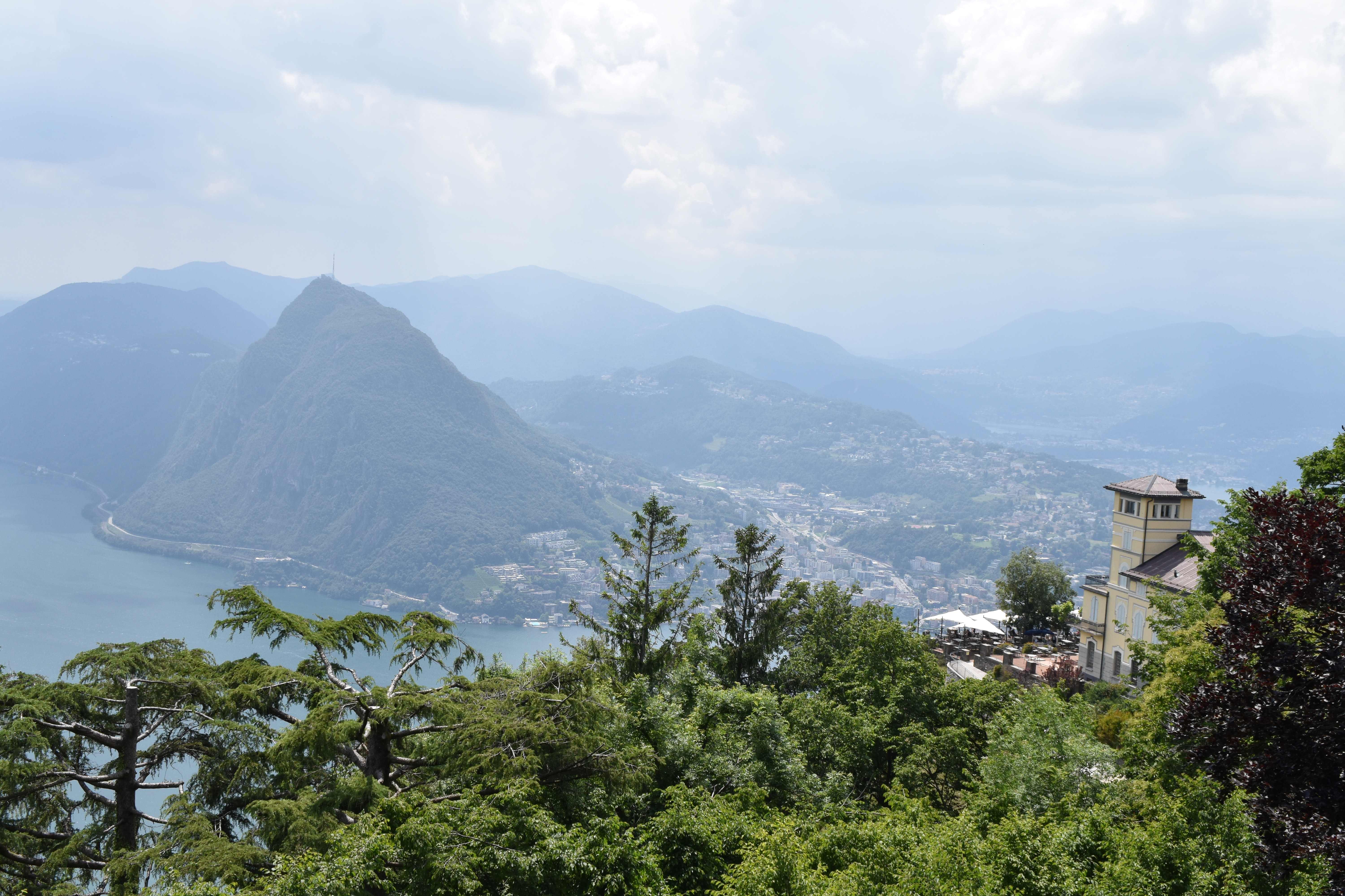 Monte Bre mit Aussicht zum San Salvatore